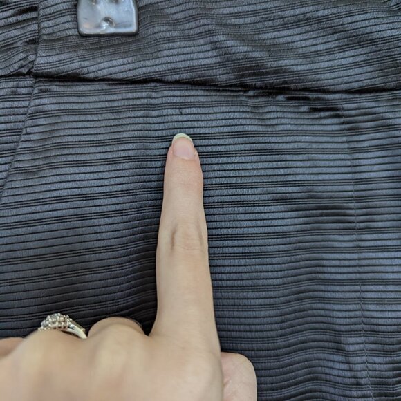 Hilary MacMillan Black High Rise Flare Designer Pants - Picture 14 of 15